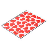 Sweet Hearts Pink Notebook Notizblock (Linke Seite)