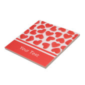 Sweet Hearts Pink 'text' tile Fliese (Seite)
