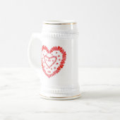 SWEET HEARTS Stein Bierglas (Vorderseite Links)
