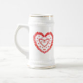 SWEET HEARTS Stein Bierglas (Links)