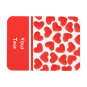 Sweet Hearts 'text' Premium-Magnet Magnet (Horizontal)