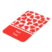 Sweet Hearts 'text' Premium-Magnet Magnet (Linke Seite)