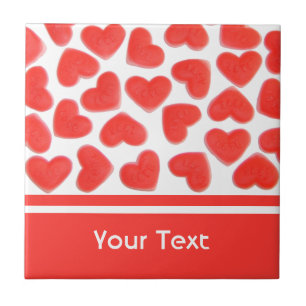 Sweet Hearts 'text' tile Fliese