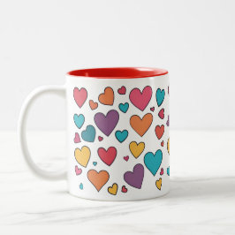 Sweet Hearts Valentine Two-Tone Mug Zweifarbige Tasse