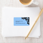 Sweet Hibiskus Wedding Custom Address Label Adressaufkleber (Insitu)