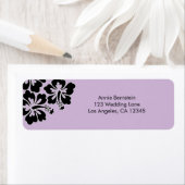 Sweet Hibiskus Wedding-Rücksendeadresse (Insitu)