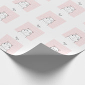 Sweet Hippo Geschenkpapier (Ecke)