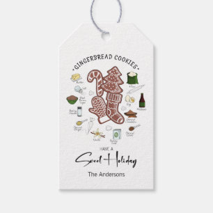 Sweet Holiday Gingerbrot Urlaub Geschenkanhänger