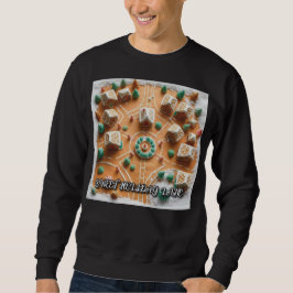 Sweet Holiday Lane (2) Gingerbread Village Sweatshirt