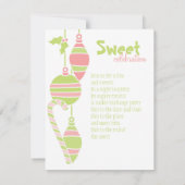 Sweet Holiday Set Einladung (Rückseite)