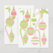 Sweet Holiday Set Einladung (Vorne/Hinten)