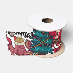 Sweet Holiday Wish - niedliche Weihnachten Satinband