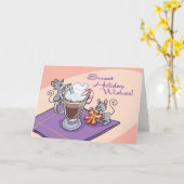 Sweet Holiday Wishes (Blank Inside) Karte (Gelbe Blume)