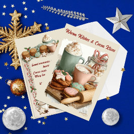 Sweet Holiday Wishes – Cookies, Cocoa & Cheer Feiertagskarte