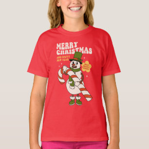 Sweet Holiday wünscht sich ein Candy Cane Weihnach T-Shirt