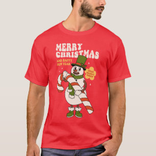 Sweet Holiday wünscht sich ein Candy Cane Weihnach T-Shirt