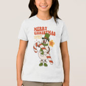 Sweet Holiday wünscht sich ein Candy Cane Weihnach Tri-Blend Shirt (Vorderseite)