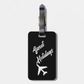 Sweet Holidays Gepäcktag Einfach trendiger Chic Gepäckanhänger (Rückseite vertikal)