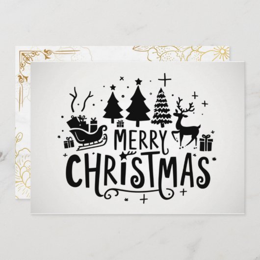 Sweet Holly Berry Vintag Weihnachten außerhalb des (Vorne/Hinten)