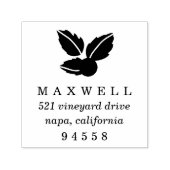 Sweet Holly Weihnachts-Rücksendeadresse Briefmarke Permastempel (Design)