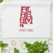 Sweet Home Alabama Crimson Geschirrtuch (Gefaltet)
