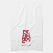 Sweet Home Alabama Crimson Geschirrtuch (Vertikal)