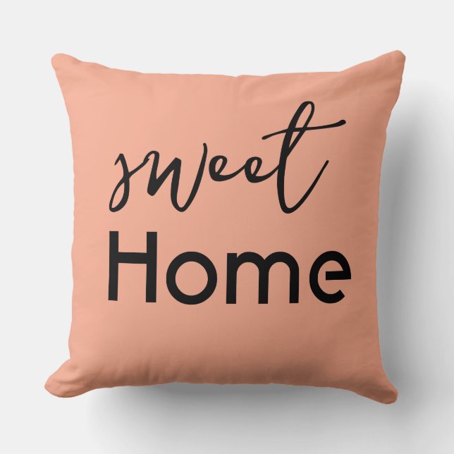 Sweet Home – Cozy Decorative Pillow  Kissen (Vorderseite)