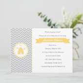 Sweet Honey Baby Dusche Einladung (Stehend Vorderseite)