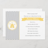 Sweet Honey Baby Dusche Einladung (Vorne/Hinten)