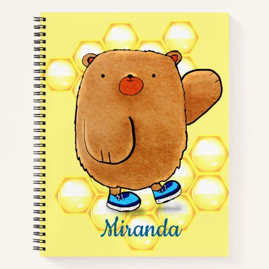 Sweet Honey Bear Notizblock (Vorderseite)