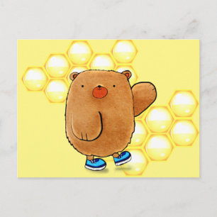 Sweet Honey Bear Postkarte