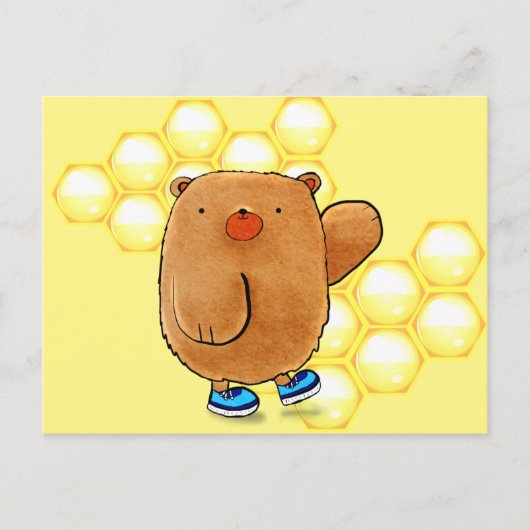 Sweet Honey Bear Postkarte (Vorderseite)