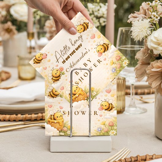 Sweet Honey Bee Baby Shower Baby Shower Serviette