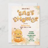 Sweet Honey Bee Baby Shower Invitation Einladung (Vorderseite)