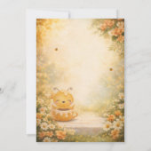 Sweet Honey Bee Baby Shower Invitation Einladung (Rückseite)