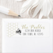 Sweet Honey Bee Custom Address Labels (Insitu)