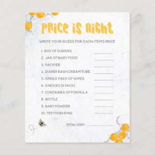 Sweet Honey Bee Yellow Baby Showspiel