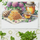 Sweet Honey Besy Bee Red Clover Kitchen Handtücher (Gefaltet)