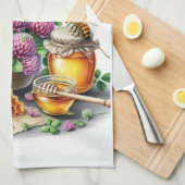 Sweet Honey Besy Bee Red Clover Kitchen Handtücher (Viertel Falte)