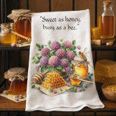 Sweet Honey Besy Bee Red Clover Kitchen Handtücher