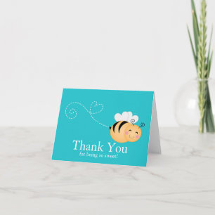 Sweet Honey Bumble Bee Vielen Dank Note Card Dankeskarte