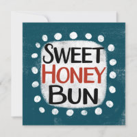 Sweet Honey Bun Grußkarte