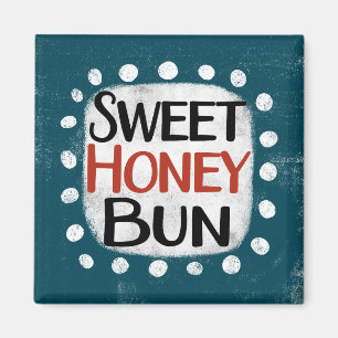 Sweet Honey Bun Kühlschrank Magnet