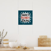 Sweet Honey Bun Poster Wall Art (Küche)
