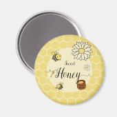 Sweet Honey Niedlich Little Bee Magnet (Vorderseite/Rückseite)