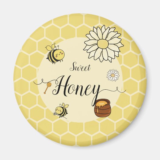 Sweet Honey Niedlich Little Bee Magnet (Vorne)