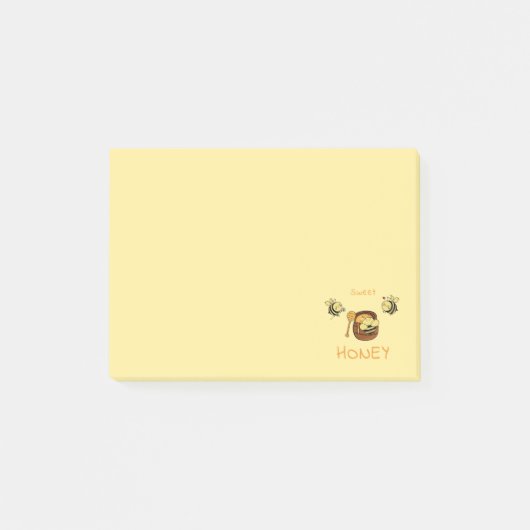 Sweet Honey Niedlich Little Honeybee Post-It Notes Klebezettel (Vorderseite)