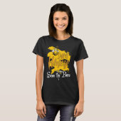 Sweet Honey Save The Bees Honey Beekeeper Quote T-Shirt (Vorne ganz)