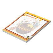 Sweet Honeybee Baby Dusche Notizblock (Rotiert)