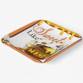 Sweet Honeybee Baby Dusche Pappteller (Gewinkelt)